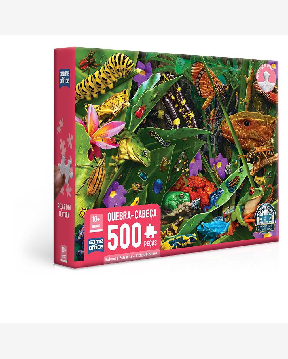 Quebra-Cabeça Toyster Natureza Estranha - Bichos Bizarros 500 Peças Quebra-Cabeça Toyster Natureza Estranha - Bichos Bizarros 500 Peças